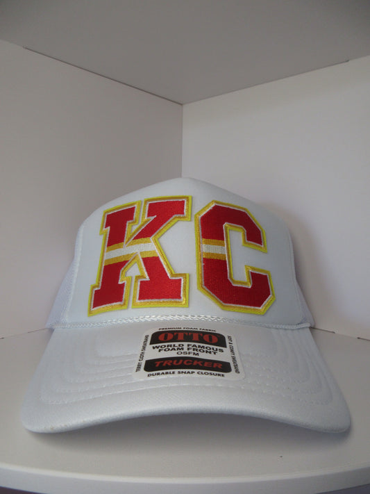 KC Letter Patch Trucker