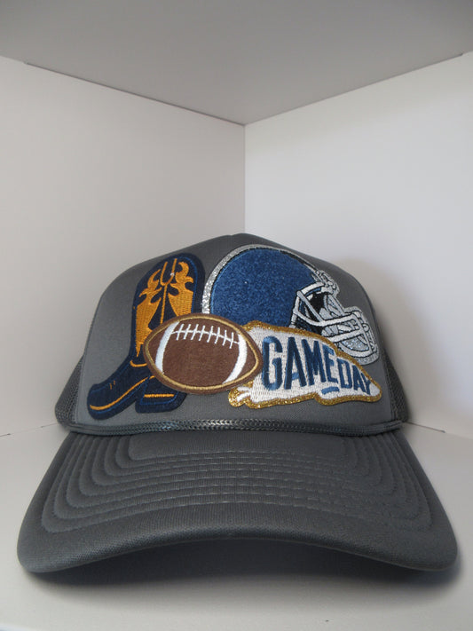 Navy and Grey Gameday Trucker