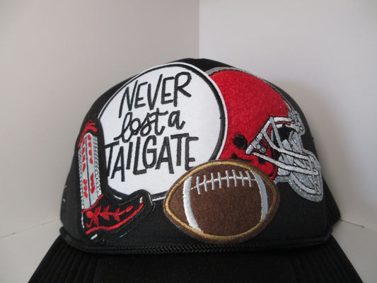 Never Lost a Tailgate Patch Trucker