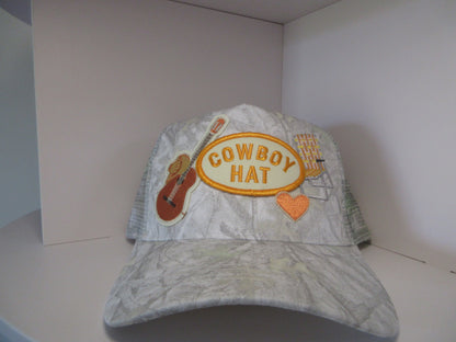 Cowboy Hat Patch Trucker