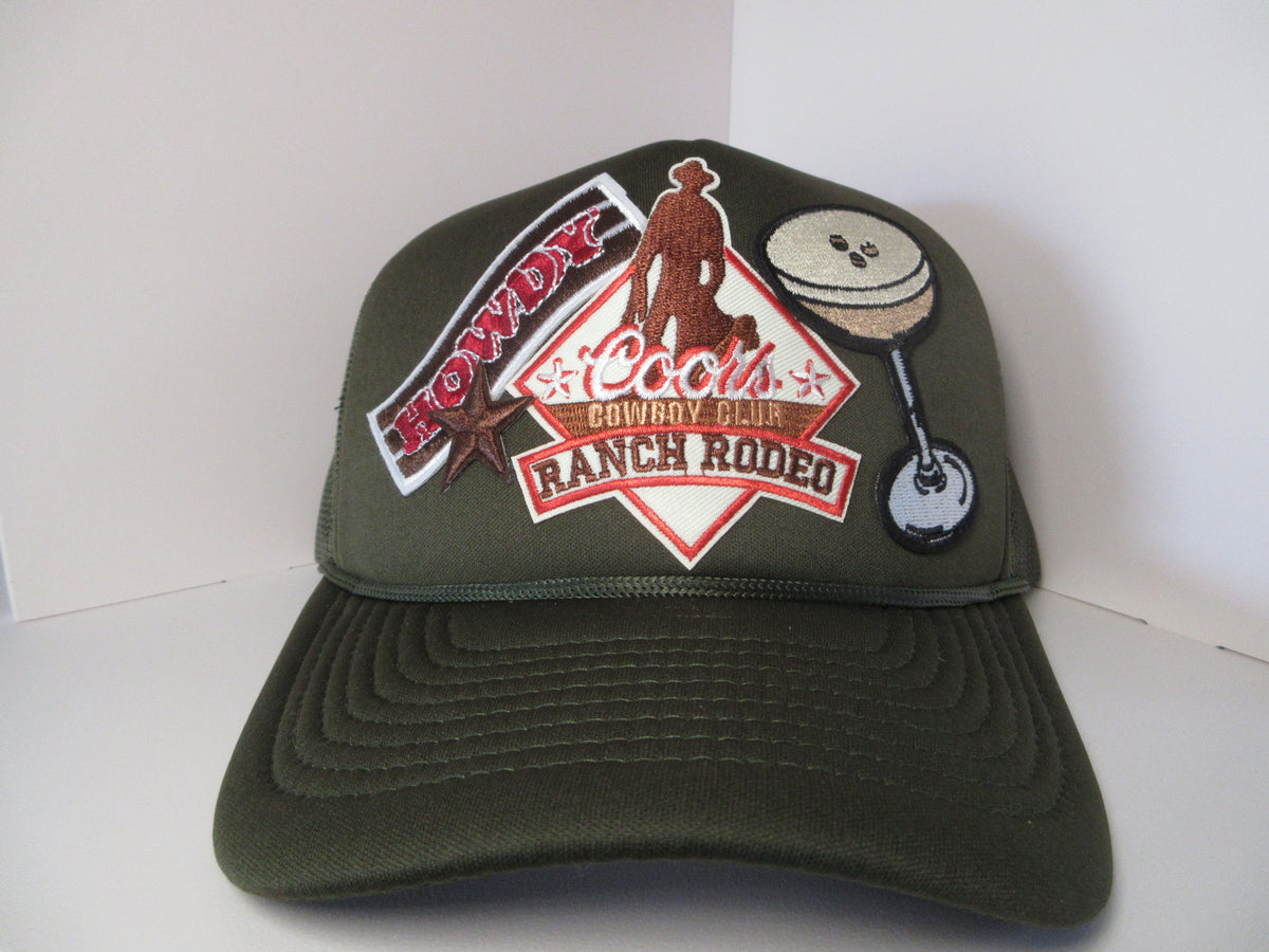 Coors Cowboy Club Ranch Rodeo Patch Retro Style Western Wear Bull Rider Hat Cap Tee Luv Men main image 2
