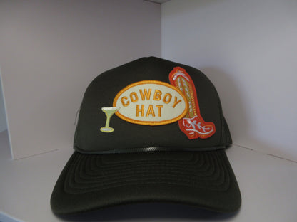 Cowboy Hat Patch Trucker
