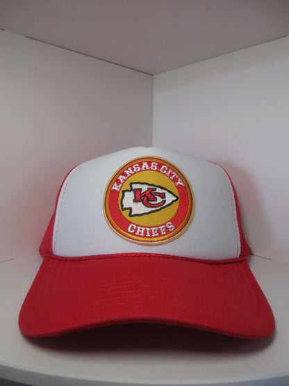KC Chiefs NFL Patch Trucker
