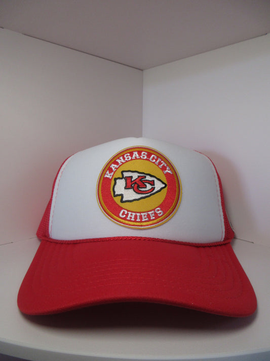 KC Chiefs NFL Patch Trucker