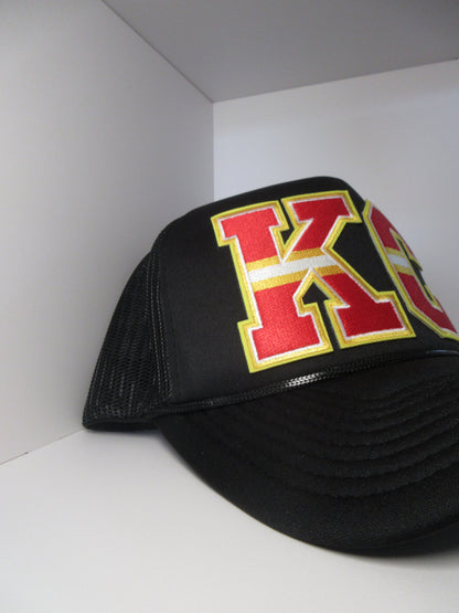 KC Letter Patch Trucker