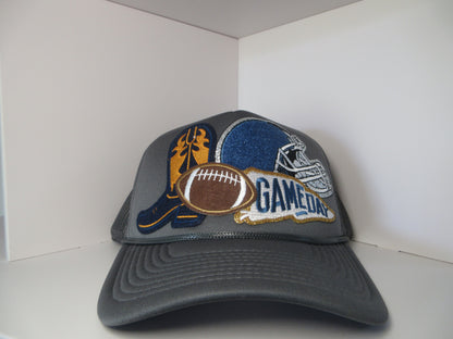 Navy and Grey Gameday Trucker