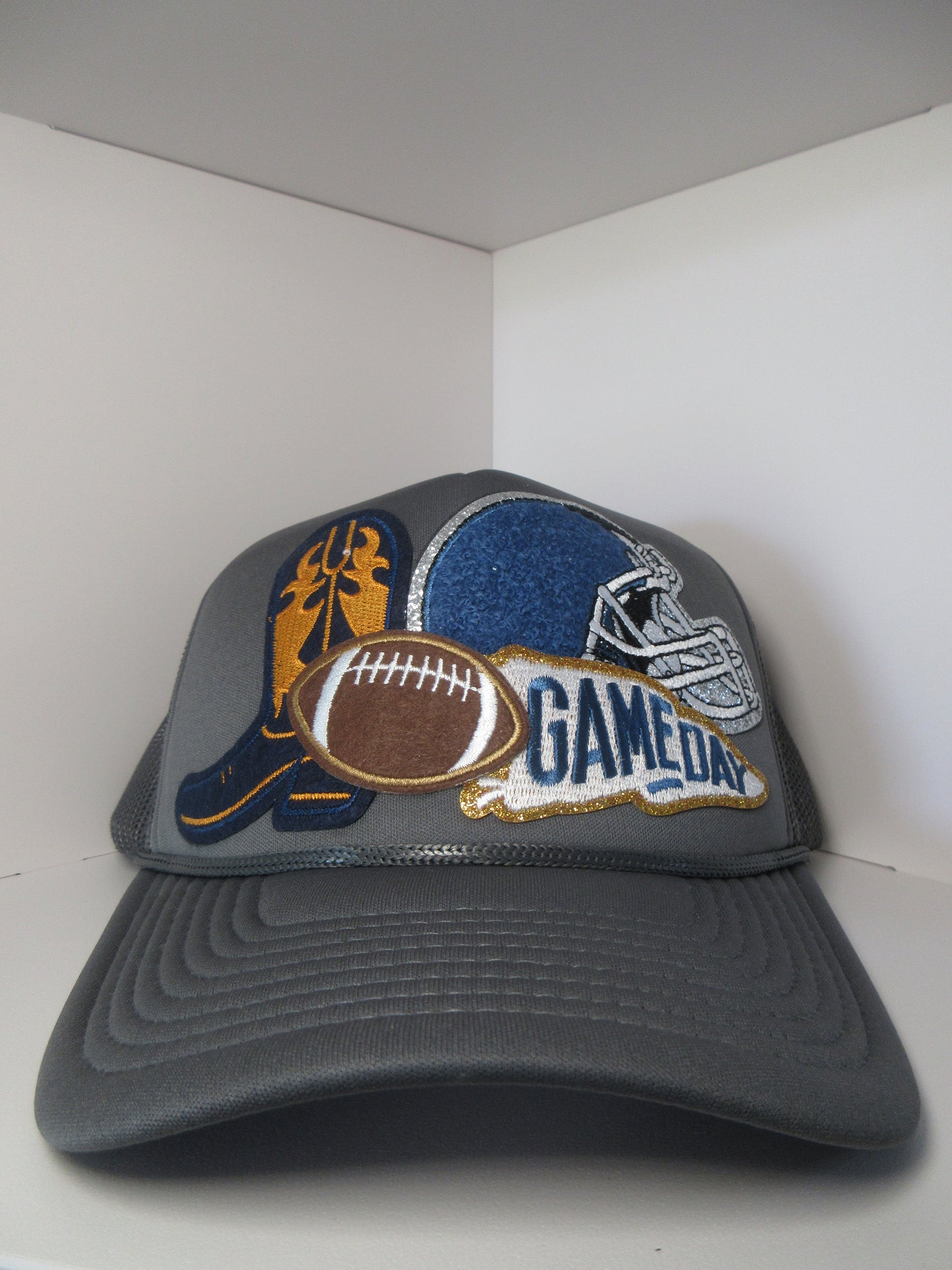 Navy and Grey Gameday Trucker