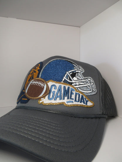 Navy and Grey Gameday Trucker